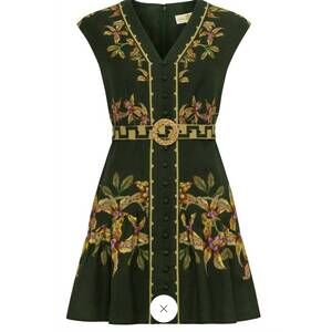 NEW ANNA CATE women's ruby dress in green